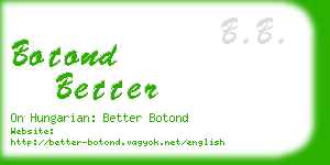 botond better business card